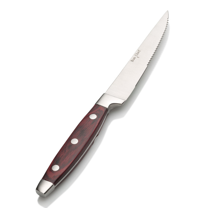 Bon Chef Elegant 4.25'' Serrated Steak Knife