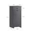 Caela Wood Cabinet Laundry Hamper with Handles