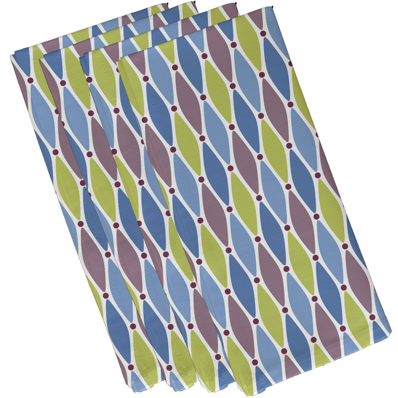 Ensemble de serviettes 4 pièces Odelina, Bleu