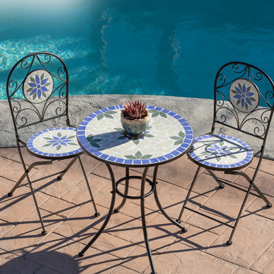 2 - Person Patio Dining Set with Round Table