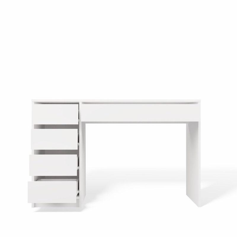 Arto 120 cm Desk with 5 Drawers