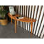 Sage Demilune Sofa Table With Wood Legs