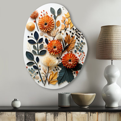 Geraghty - Abstract Midcentury Pear Shape Asymmetric Metal Wall Art
