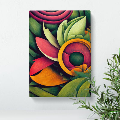 Eye Opening Flowers - Wrapped Canvas Painting