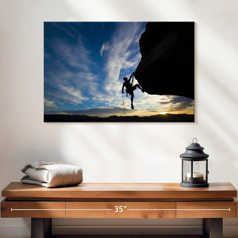 Sireci Keep Climbing, 16" H x 24" W