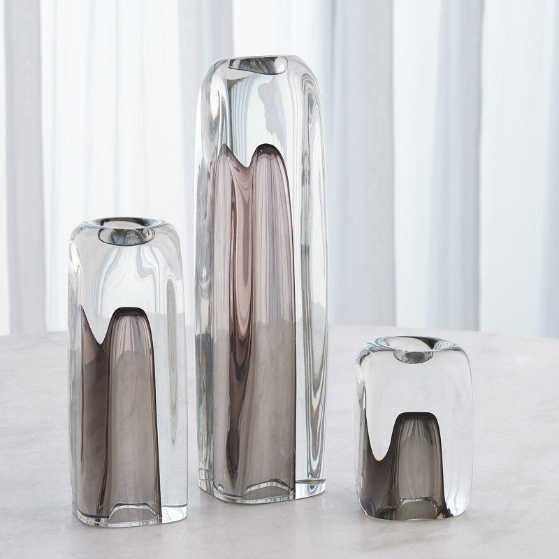 Tower T-Lite Holder/Vase-Grey-Lg