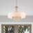 Claudelle 5 - Light Dimmable Drum Chandelier