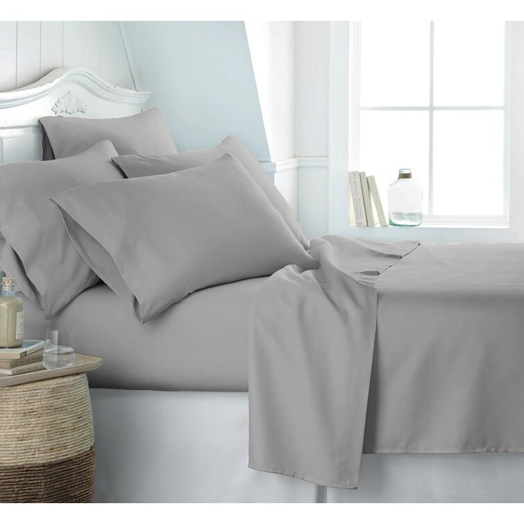 Ebern Designs Deylani 100% Cotton Percale Fitted Sheet | Wayfair.co.uk