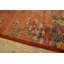 1920s RedRust Floral Antique Chinese Art Deco Rug 8' x 9' 6" Knotted Wool Carpet