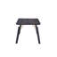 Bootle 6 Person Dining set - a Rectangular Wooden Dining Table with Metal Legs and a Set of 6 Quilted Velvet Dining Chairs for Dining Room - Modern Dining Table Set-1830765396-1830765392
