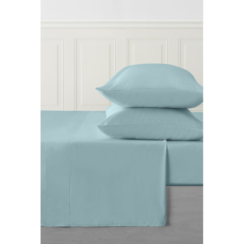 Ensemble de literie en rayonne, Verre de mer, Ensemble de draps pour très grand lit avec 2 taie