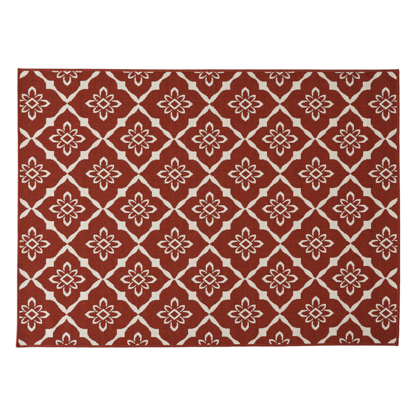 Tapis rouge Calgary Trellis, Rectangle 5 pi 3 po x 7 pi