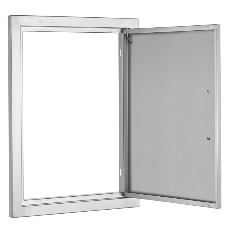 VEVOR 40.6cm W x 5.1cm D Stainless Steel Access Door, Silver