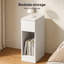 35cm W Manufactured Wood Bedside Table
