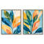«Summer Breeze Duo», ensemble de décorations murales imprimées en acrylique encadrées par Art Remedy, cadre argenté, 24 x 30-135434917-135434915