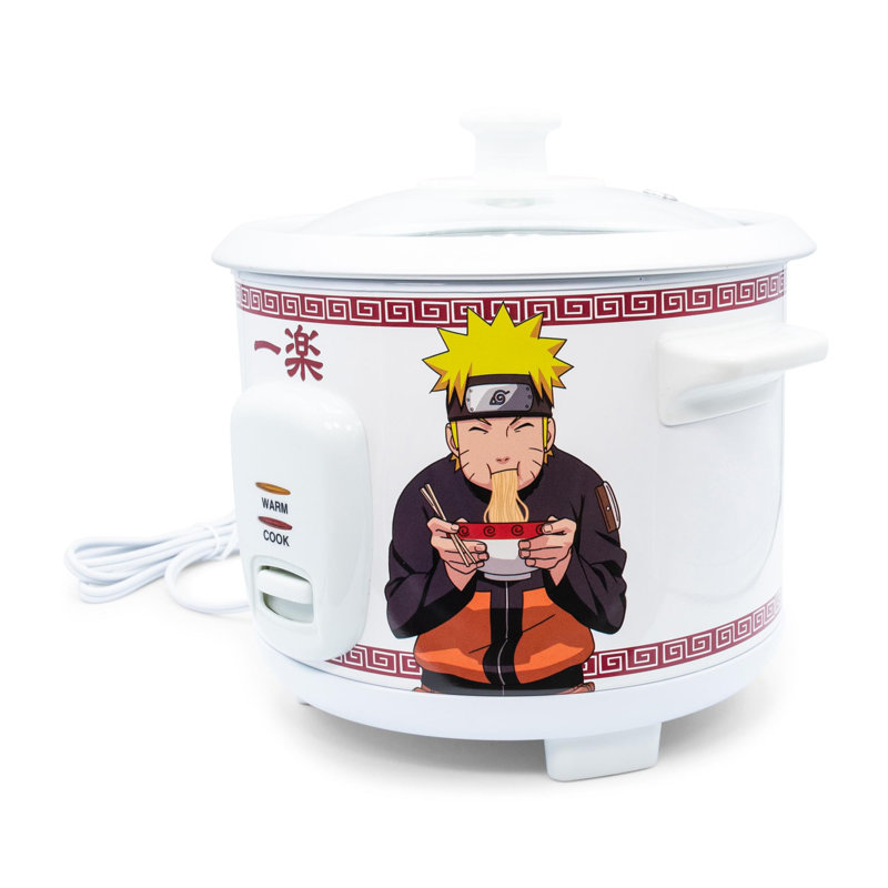 Naruto Shippuden Ichiraku Ramen Automatic Rice Cooker & Warmer | Holds 24 Ounces
