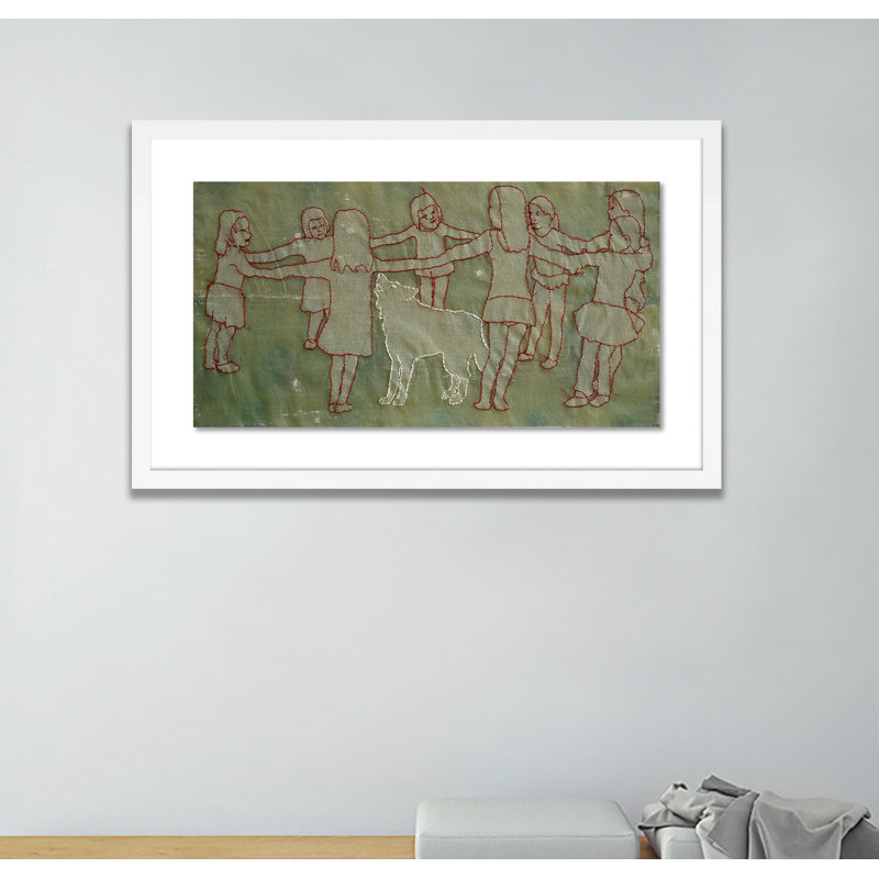 Jericho Print by Karin Bos, 15" H x 24" W x 1.5" D, White