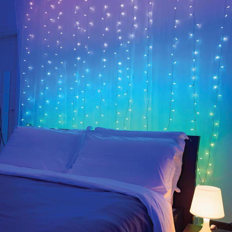 Twinkly LED Mini Multicolored 210 ct String Christmas Lights 6.89 ft.