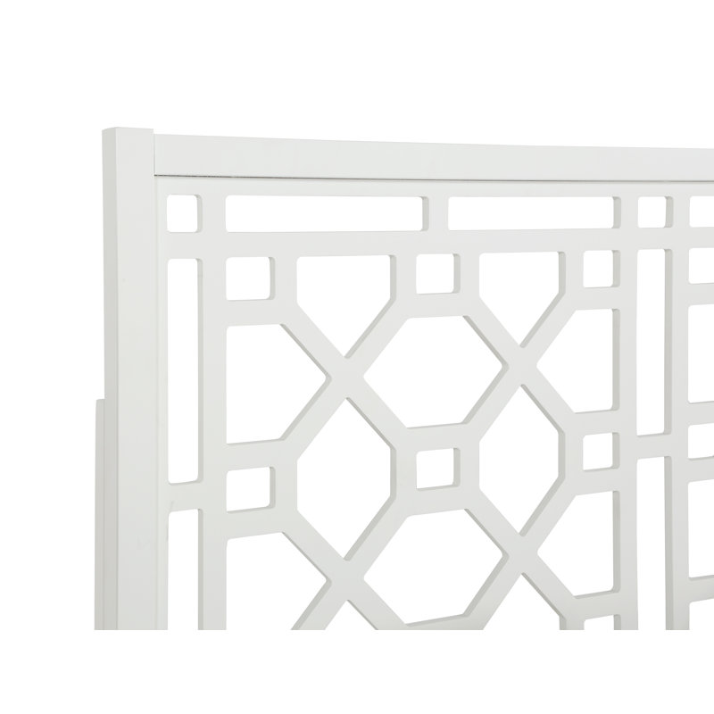 Tabor Chippendale White Headboard - Queen/Full