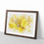 Yellow Butterfly Watercolour - Framed Print-56881876-56881877