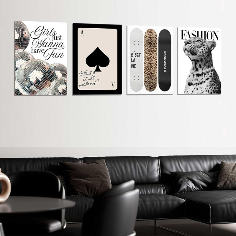 4 Piece Wrapped Canvas Print