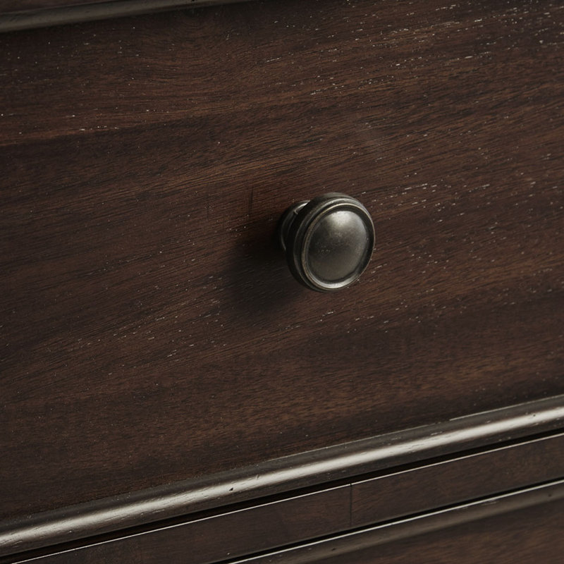 Commode d'appoint 2 tiroirs, Brun