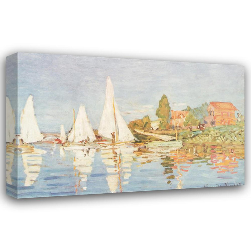 Bateaux à Argenteuil, H 26 po x l 40 po