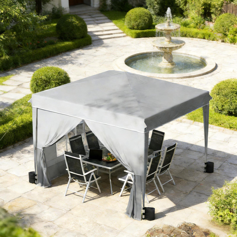 Abri escamotable 10X10, Beige