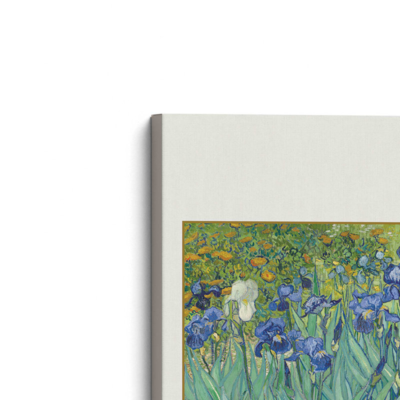 Van Gogh's Irises v3, Stretched Canvas, 36" H x 24" W