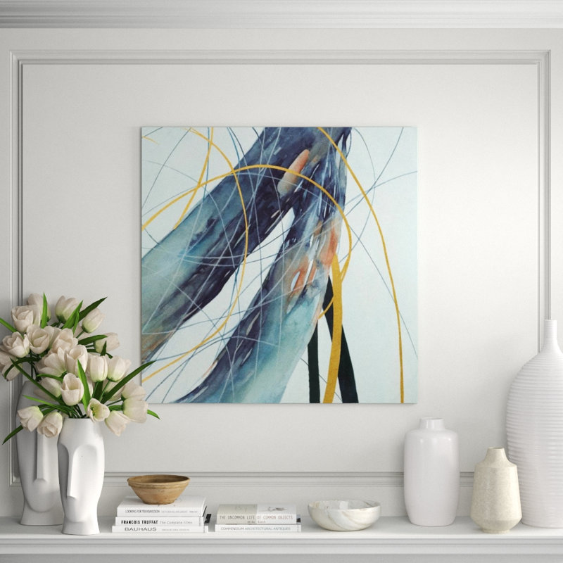 Sea Voyage IV Print by Sara Brown, Glass Coat, 30" H x 30" W x 1.5" D