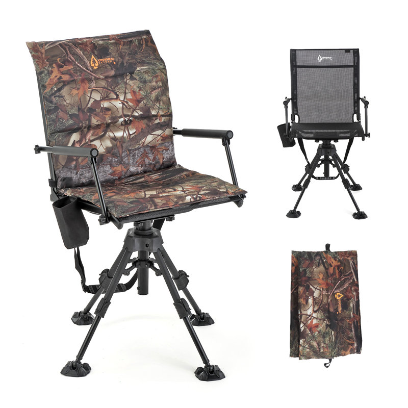 Chaise de camping pliante avec coussins