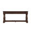 Console en bois de 63 pouces de long avec 3 tiroirs et 1 tablette inférieure pour le couloir d'entrée-1423580537