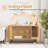Cat Litter Box Enclosure With Cat Scratch Pad-1993149076