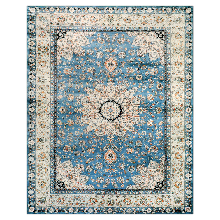 Watte Traditional Oriental Tribal Machine Washable Area Rug Perfect for Living Room, Dining Room, Bedroom Decor