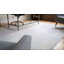 Tapis gris contemporain en laine noué à la main à motif abstrait Eclipse-36359787