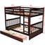 Lit superposé en bois massif avec rangement et échelles - polyvalent pour différents styles de chambre à coucher-118036393