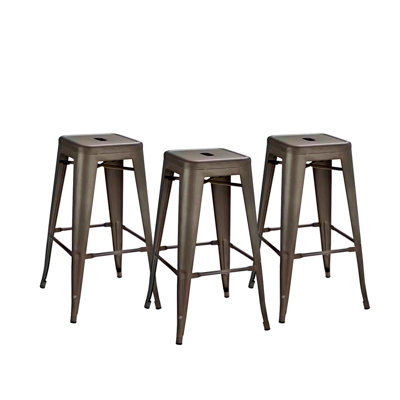 Counter Stool with Metal Frame