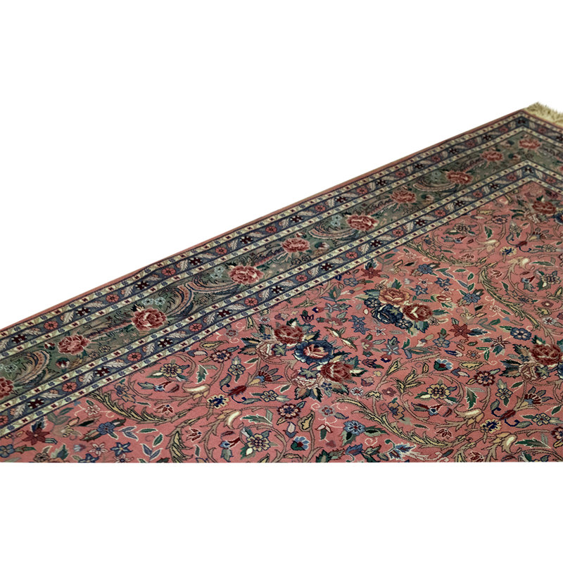 Wool Oriental Area Rug in Green
