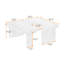 Table basse modulaire moderne avec un design convertible en forme de L pour l'espace de vie-1151559998