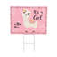 It's a Girl Baby Alpaca Yard Sign
