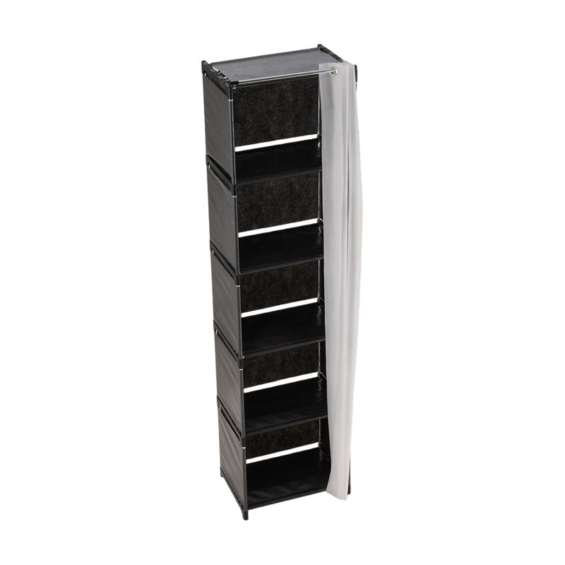 40cm Portable Wardrobe, Black