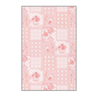 Stylish Woven Carpet, 5.6 x 7.5 Feet, 100% Polyester, 0.3 in Pile Height | Antibacterial, Non-Slip PVC Felt Dot Underside, Machine Washable | 3D Digital Printing, Durable & Easy to Maintain - Perfect for Any Room