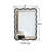 " wood wavy vanity mirror | modern wall decor for bathroom, bedroom, living room, dining room, cloakroom & entryway-177511496-177248888-177511499