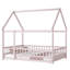 Lit en bois avec cadre de toit et garde-corps Pearl House-1635549189