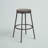 Deanna Backless Metal Swivel Stool-2102353661-2072213547
