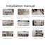 Penderie portative. 12 portes magnétiques et 2 tiges de suspension. Range des courtepointes, des livres. Matériau sécuritaire en Pp ABS. Assemblage facile. Armoire de rangement blanche. , Tringles, portes. Pour les vêtements,
