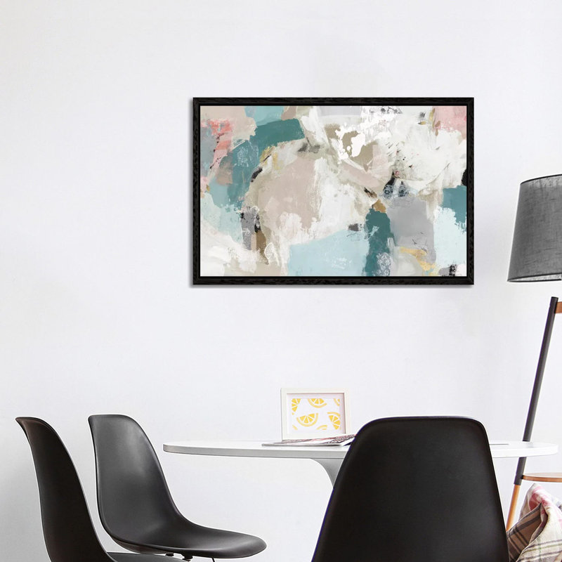 In The Heart Of Movement by Isabelle Z - Painting on Canvas, Black Framed, 101.6 cm H x 66.04 cm W