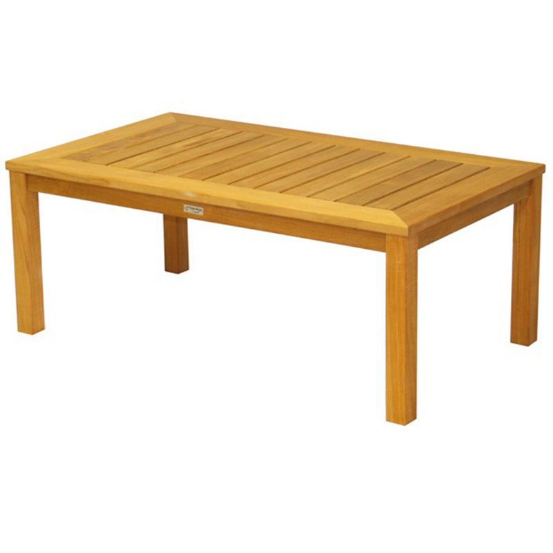 Monterey Outdoor 4 - Piece Teak Conversation Set, Spectrum Sand