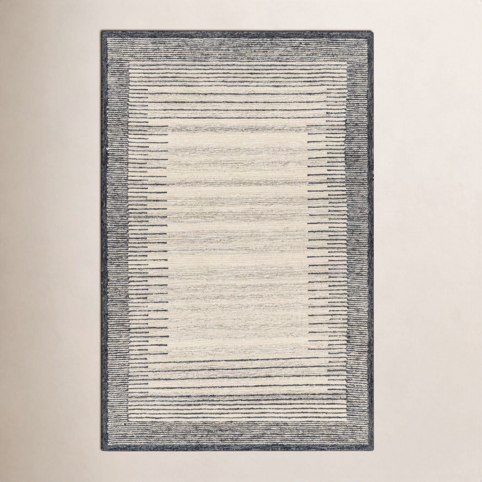 Uptown Hand-Tufted Striped Rug, Rectangle 8' x 10'