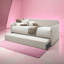 Lit de jour simple avec couchette Merild